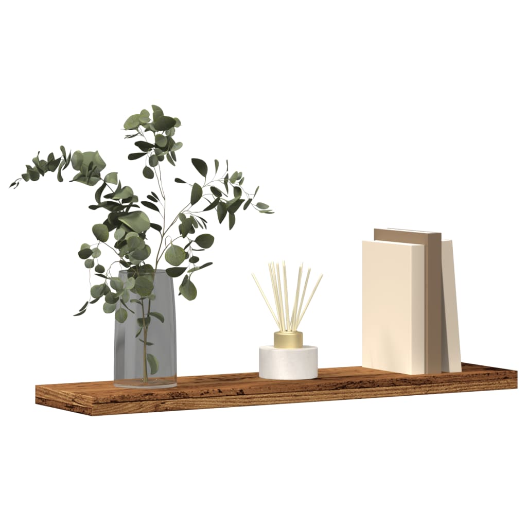 Seinariiulid 4 tk vana puit 40x20x1,5 cm tehispuit