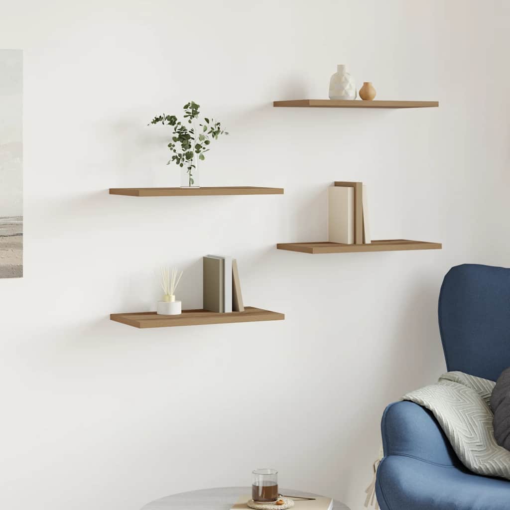 Seinariiulid 4 tk Artisan Oak 40x20x1,5 cm Engineered Wood