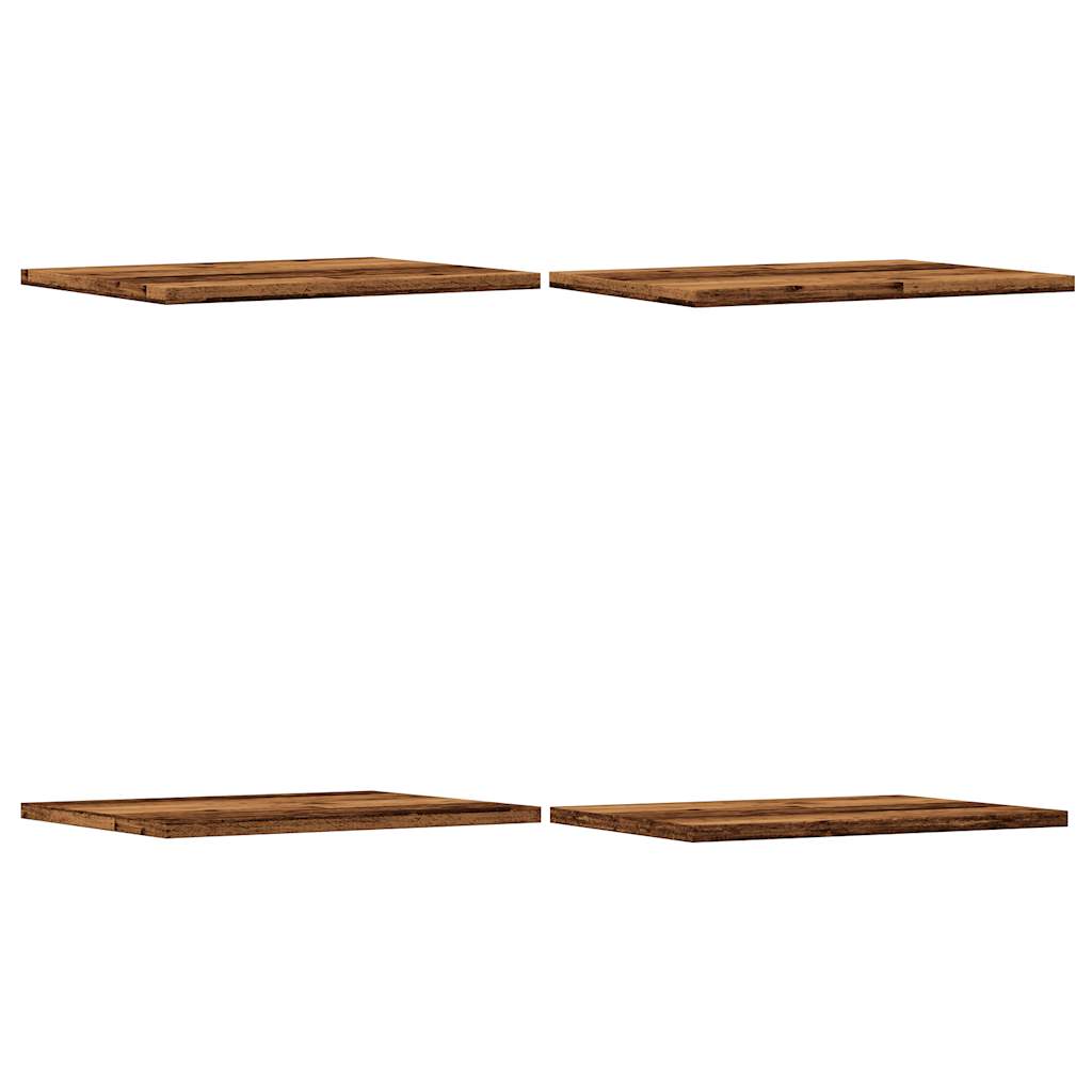 Raamaturiiuli lauad 4 tk vana puit 40x30x1,5 cm tehispuit