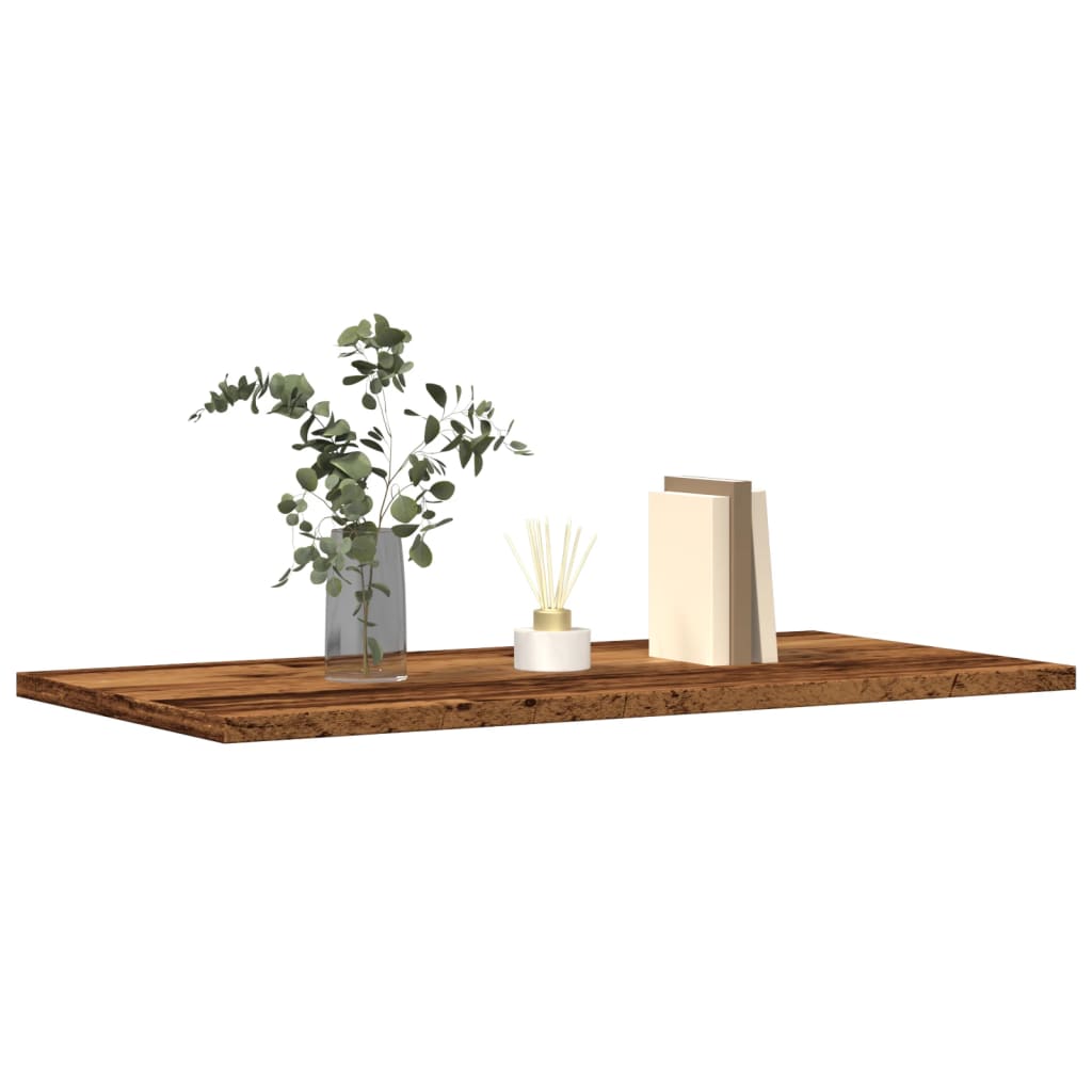 Seinariiulid 4 tk, vana puidu, 60x30x1,5 cm, tehispuit