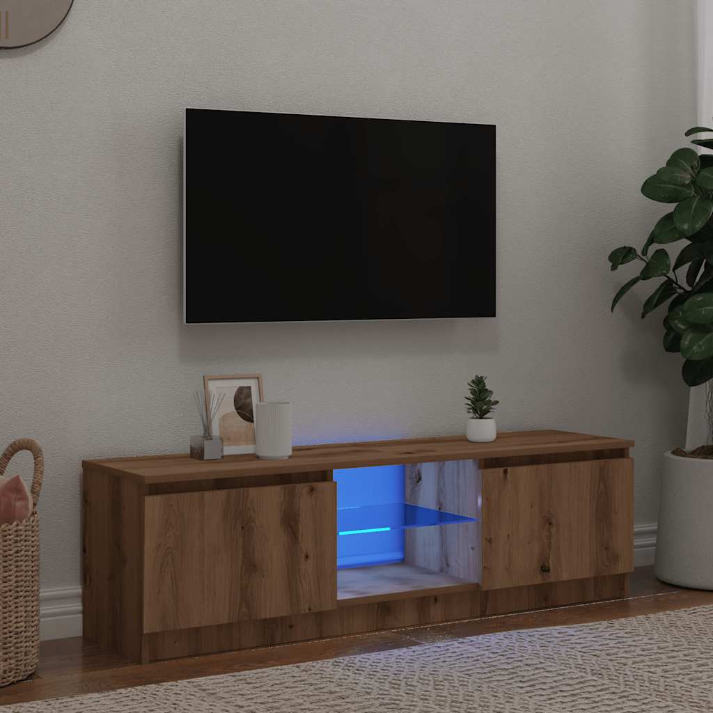 Telerialus LEDiga, käsitöötamm, 120x30x36 cm, tehispuit