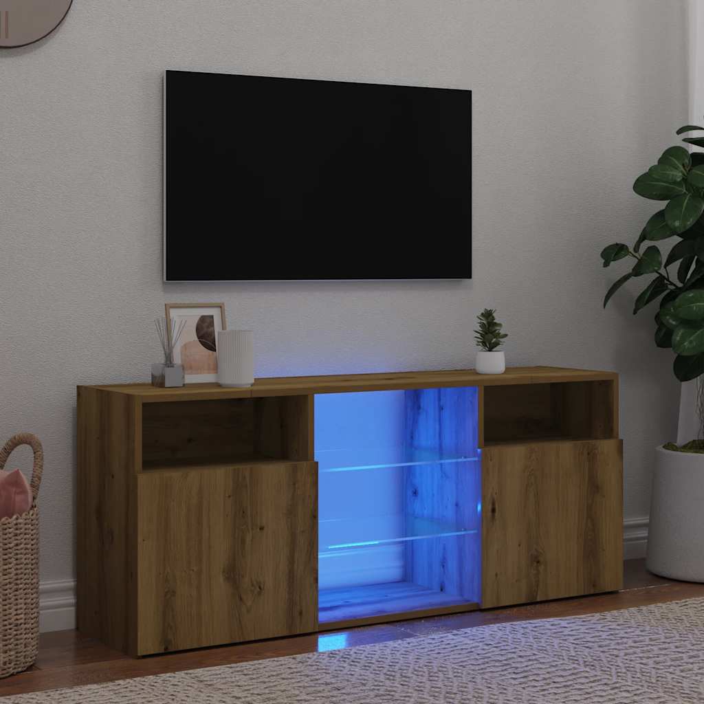 Telerialus LEDiga, käsitöötamm, 120x30x50 cm, tehispuit