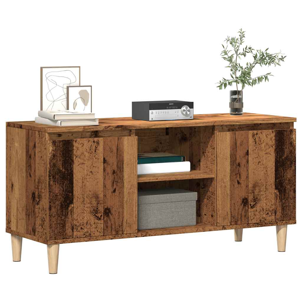 Telerikapp Vana puit 102x35x50 cm Engineered Wood