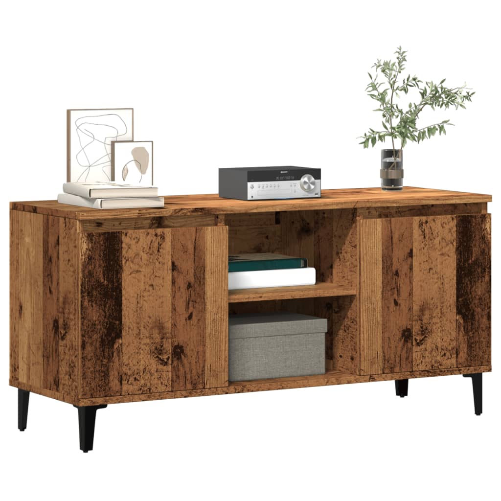 Telerikapp Vana puit 102x35x50 cm Engineered Wood