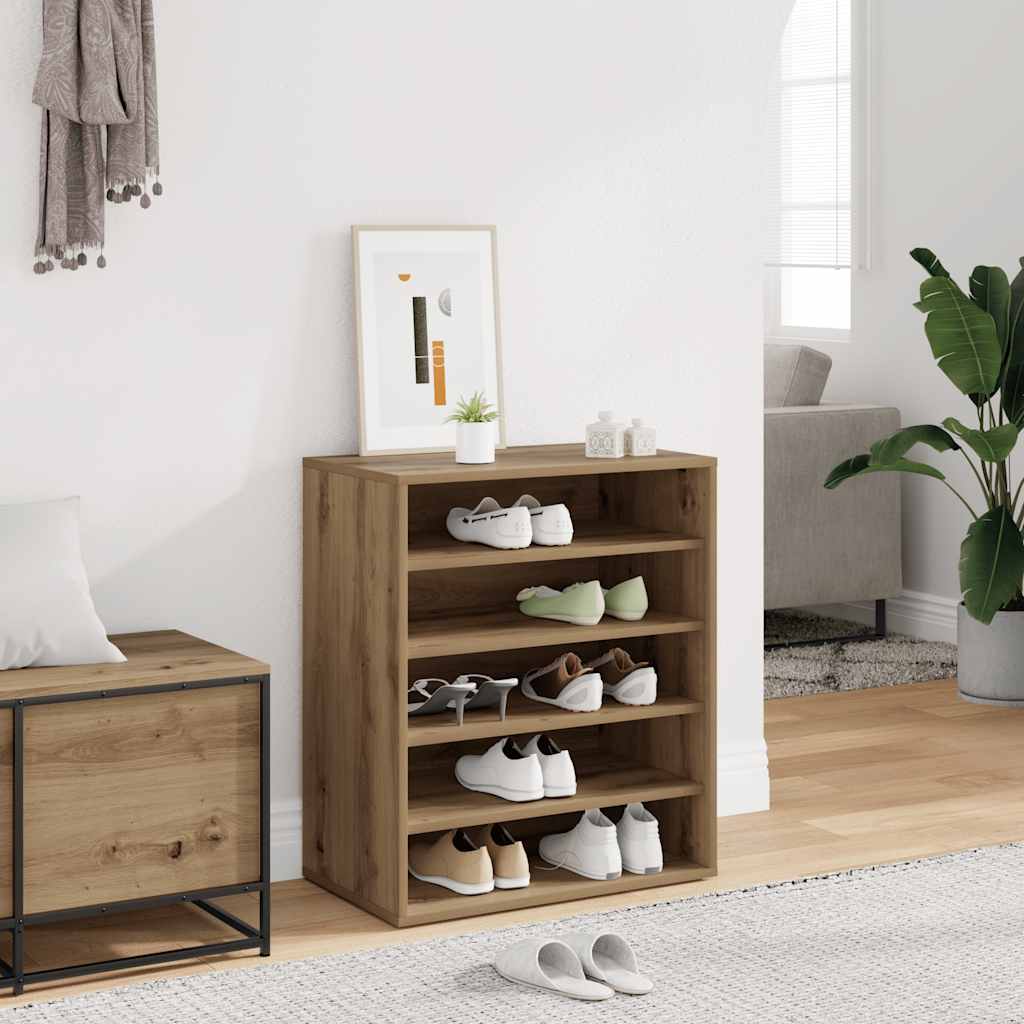Kingakapp Artisan Oak 60x35x70 cm Engineered Wood