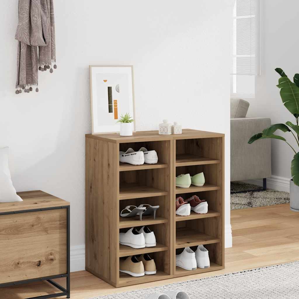 Kingakapid 2 tk Artisan Oak 32x35x70 cm Engineered Wood