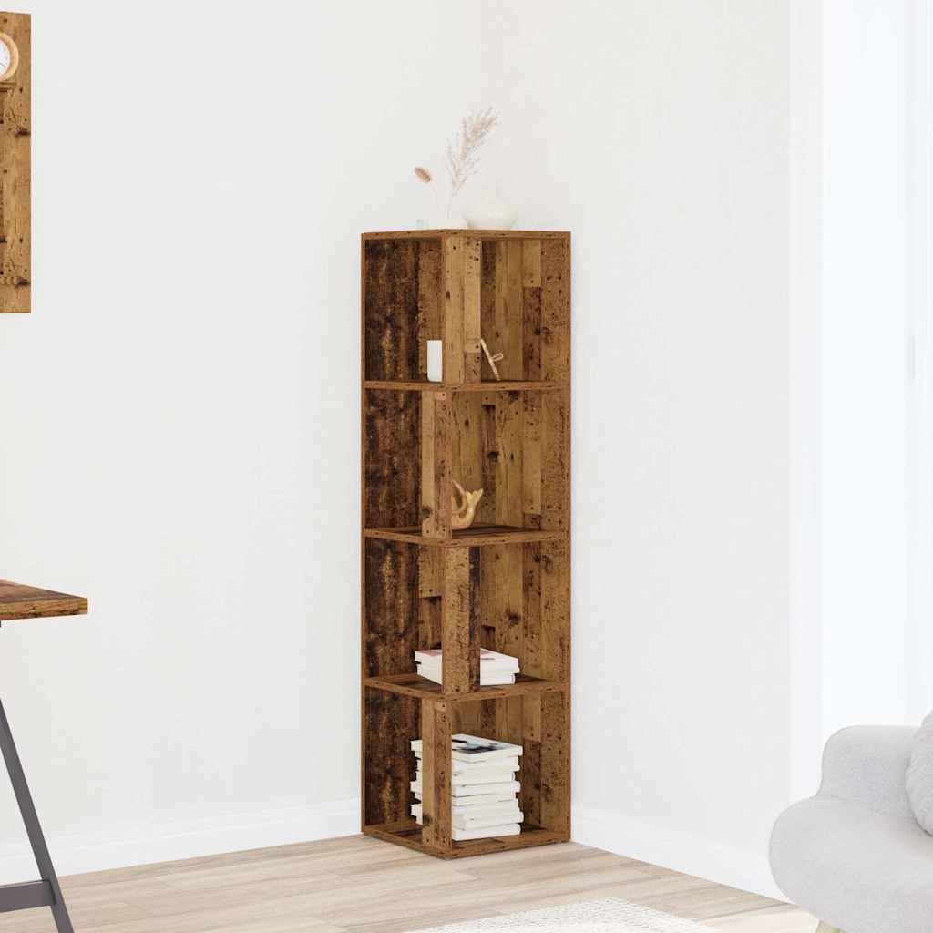 Nurgakapp Vana puit 33x33x132 cm Engineered Wood