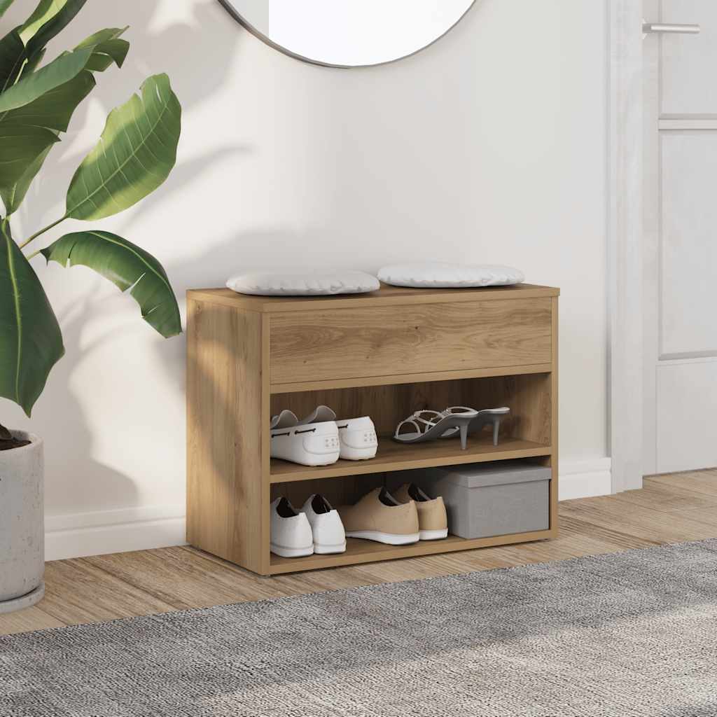 Kingapink Artisan Oak 60x30x45 cm Engineered Wood