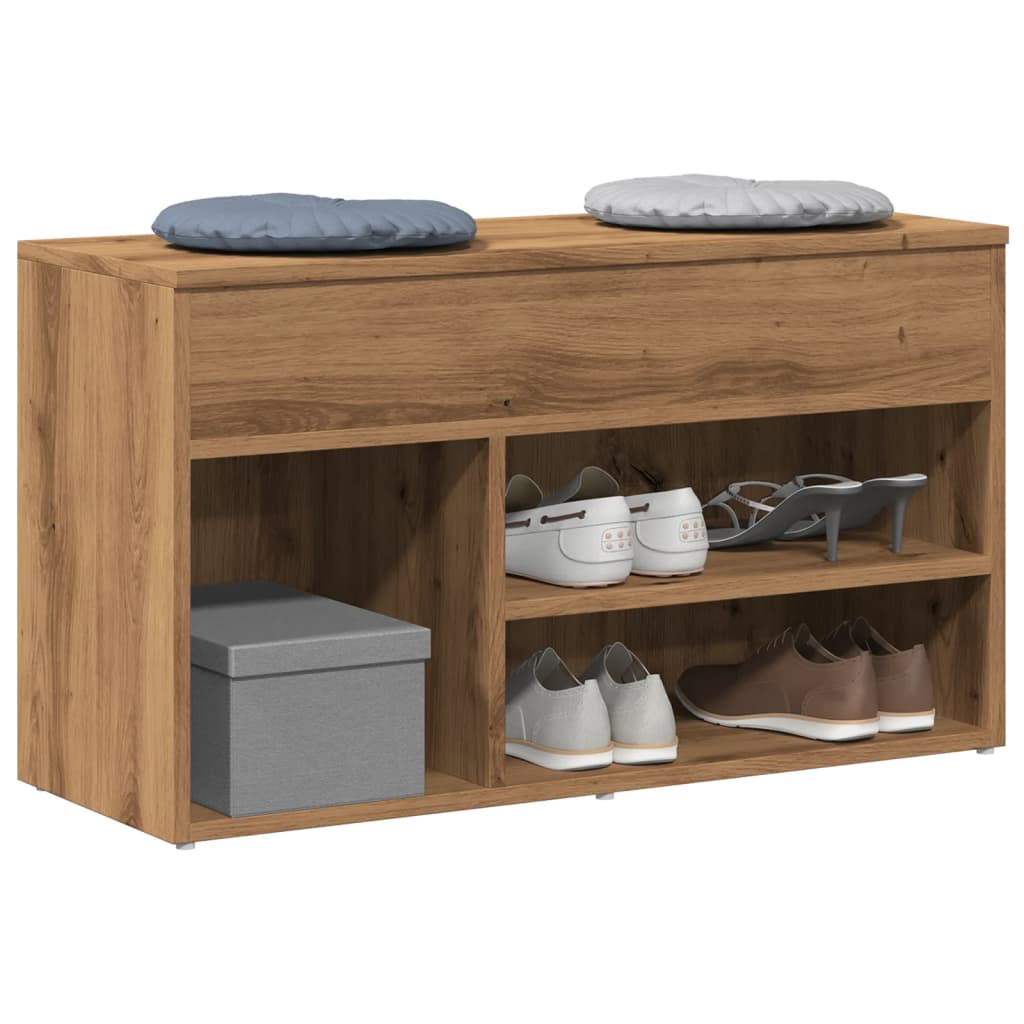 Kingapink Artisan Oak 80x30x45 cm Engineered Wood