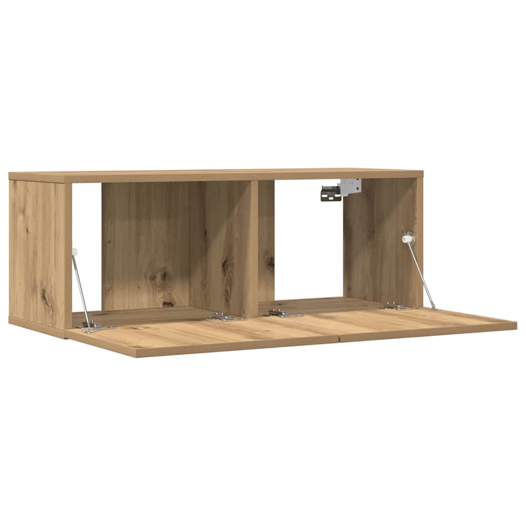 2-osaline seinale paigaldatav telerikapi komplekt Artisian Oak