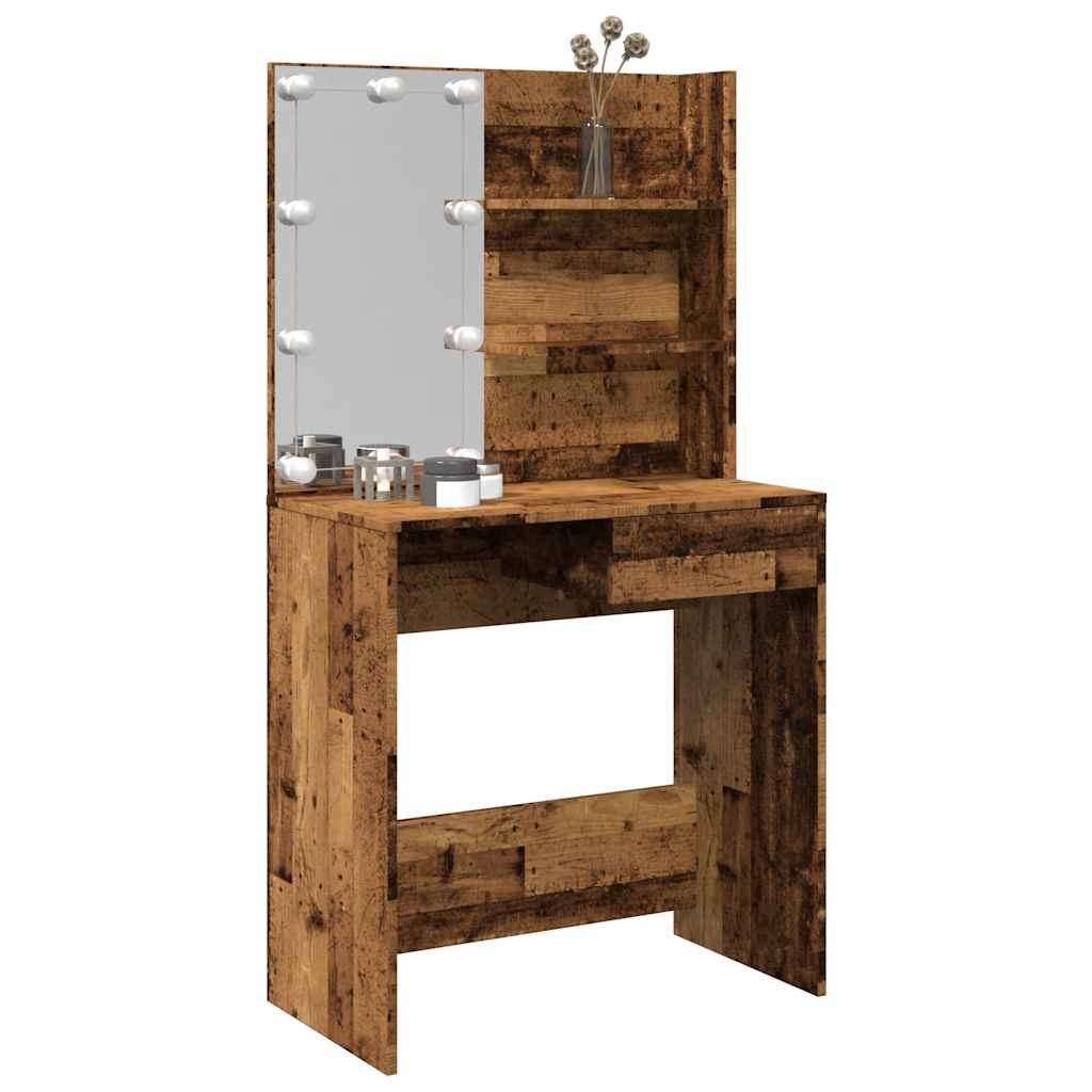 Tualettlaud LED Old Woodiga 74,5x40x141 cm