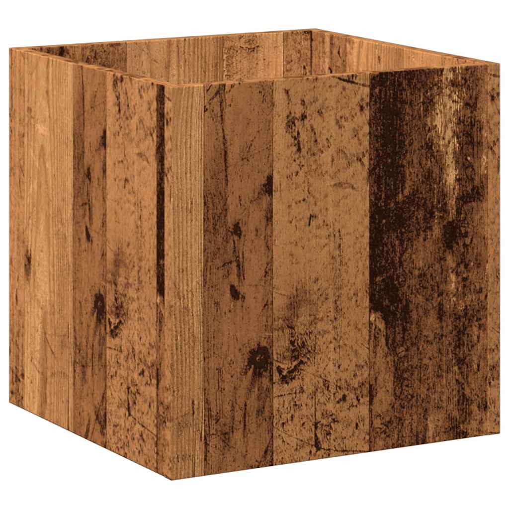 Istutuskast Vana puit 40x40x40 cm Engineered Wood