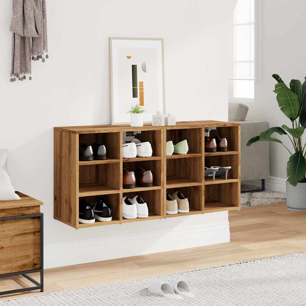 Kingakapid 2 tk Artisan Oak 52x30x50 cm