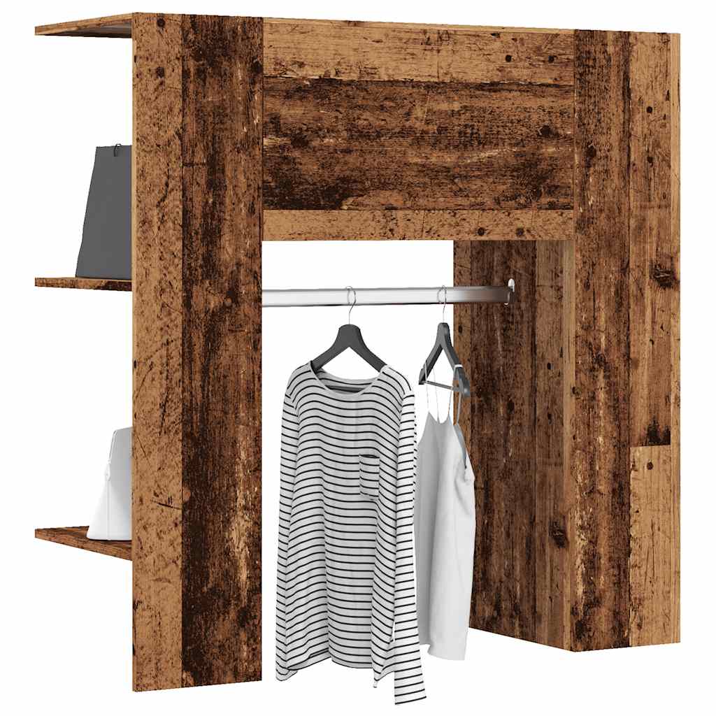 Esikukapp Vana puit 97,5x37x99 cm Engineered Wood