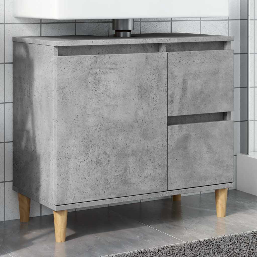Valamukapp Betoonhall 65x33x60 cm Engineered Wood