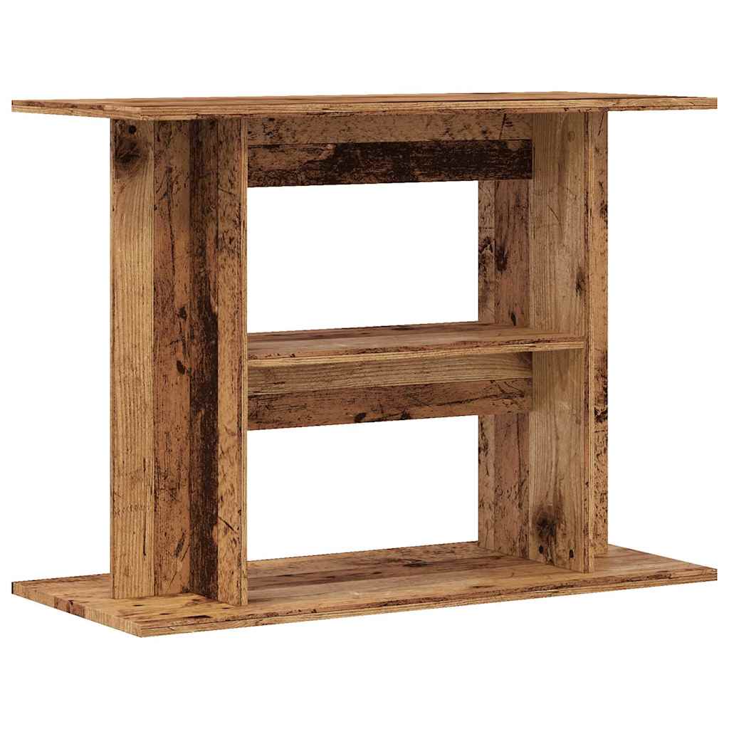 Akvaariumialus vanast puidust 80 x 35 x 60 cm, töödeldud puit