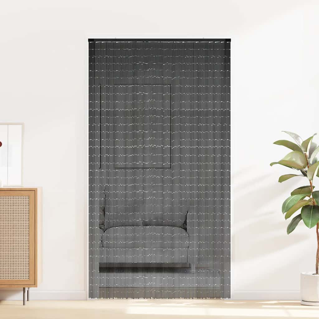 Putukaukse kardin, tumehall, 120x220 cm, bambus