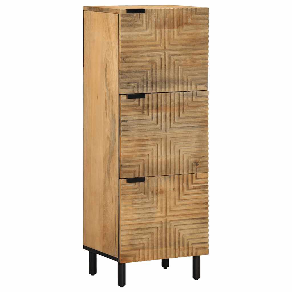 Highboard Pruun 40x33x110 cm Täispuidust Mango