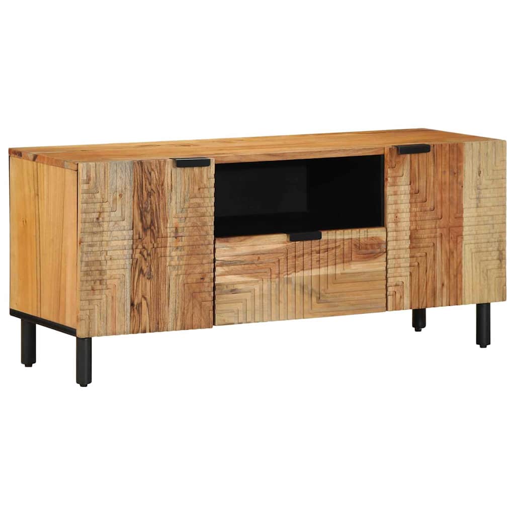 Telerikapp Solid Acacia Wood 105 x 33 x 46 cm Tugev akatsiapuu