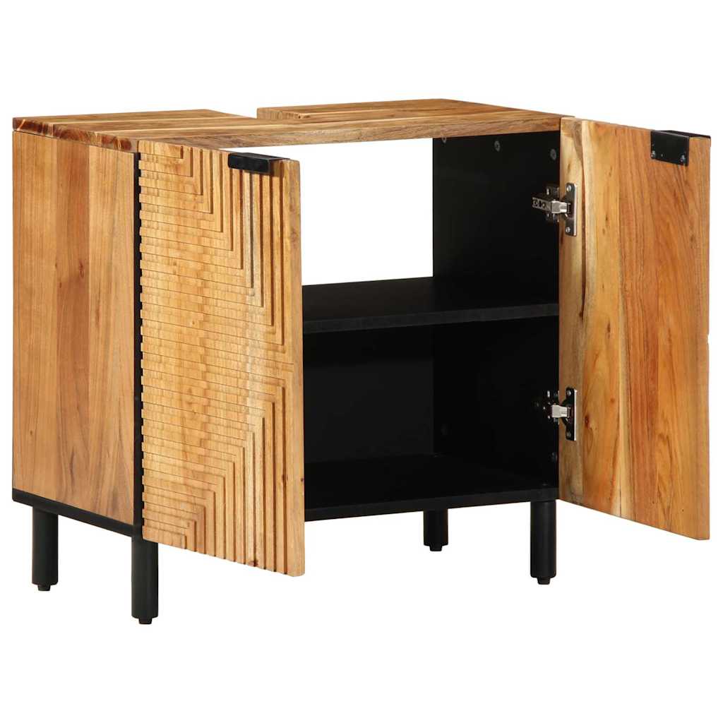 Vannitoa kraanikausi kapp Pruun 62 x 33 x 58 cm Tugev mango puu
