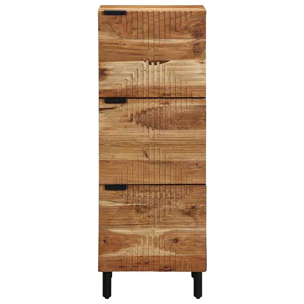 Kõrgushein riiuliga Pruun 40 x 33 x 110 cm Tugev mango puu