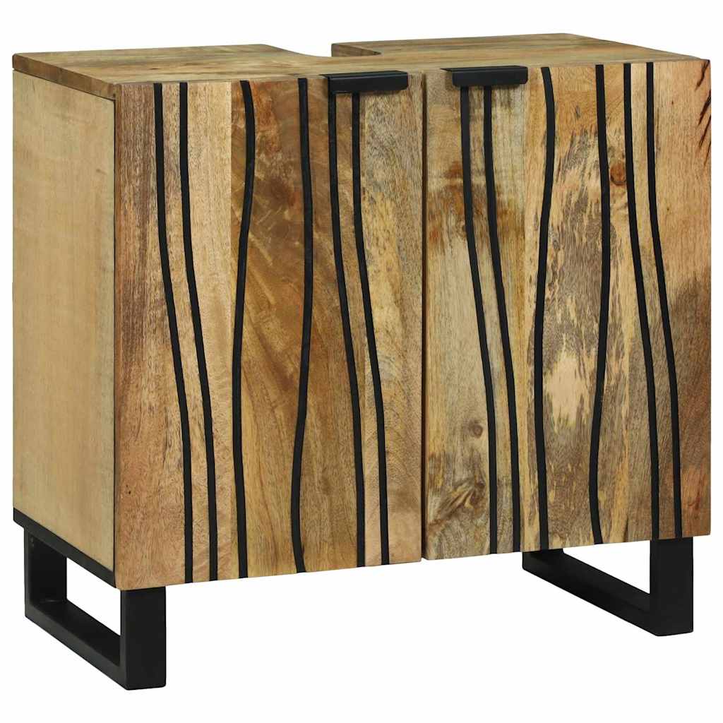 Vannitoa kraanikausi kapp Pruun 62 x 33 x 58 cm Tehispuit