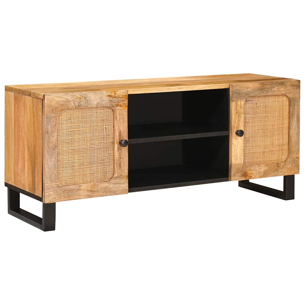 Telerikapp riiuliga Pruun 105 x 33 x 46 cm Tugev mango puu