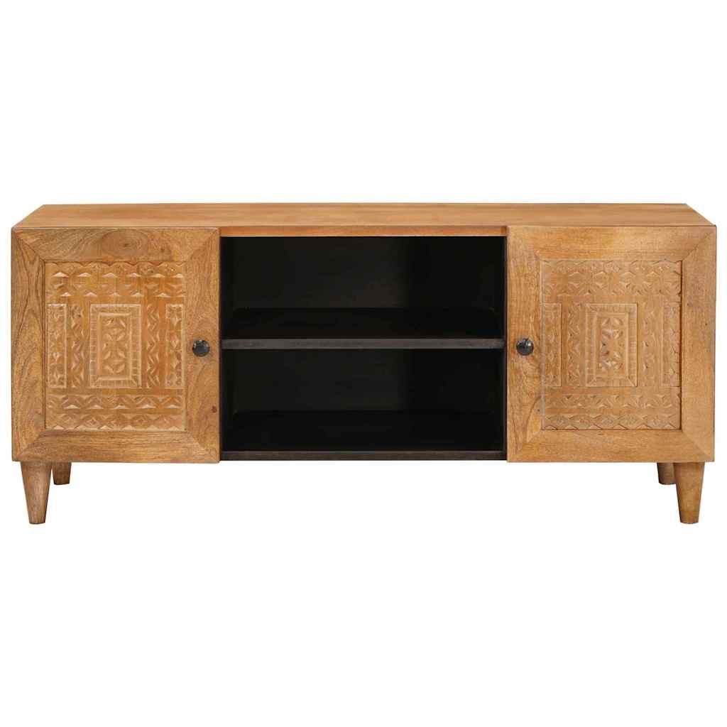 TV Üksused riiuliga Helepruun 105 x 33 x 46 cm Tugev mango puu