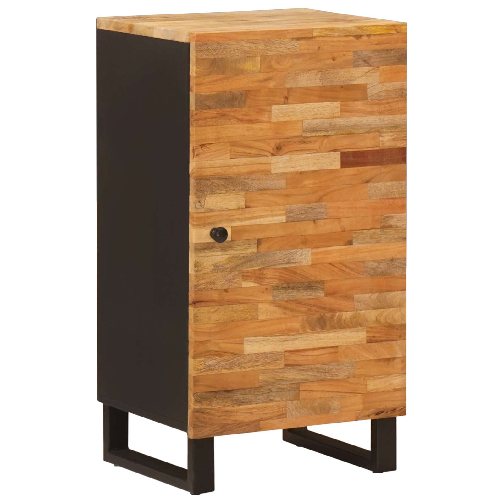 Kõrvalkapp ladustamisega Pruun 40 x 33 x 75 cm Tugev mango puu