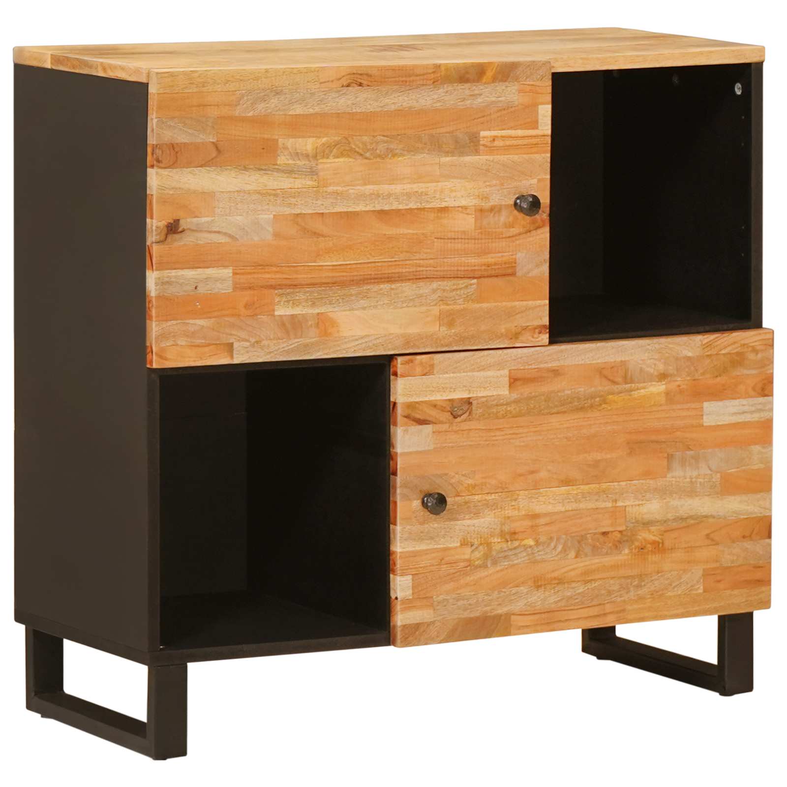 Kõrvalkapp Pruun 80 x 33 x 75 cm Tugev mango puu