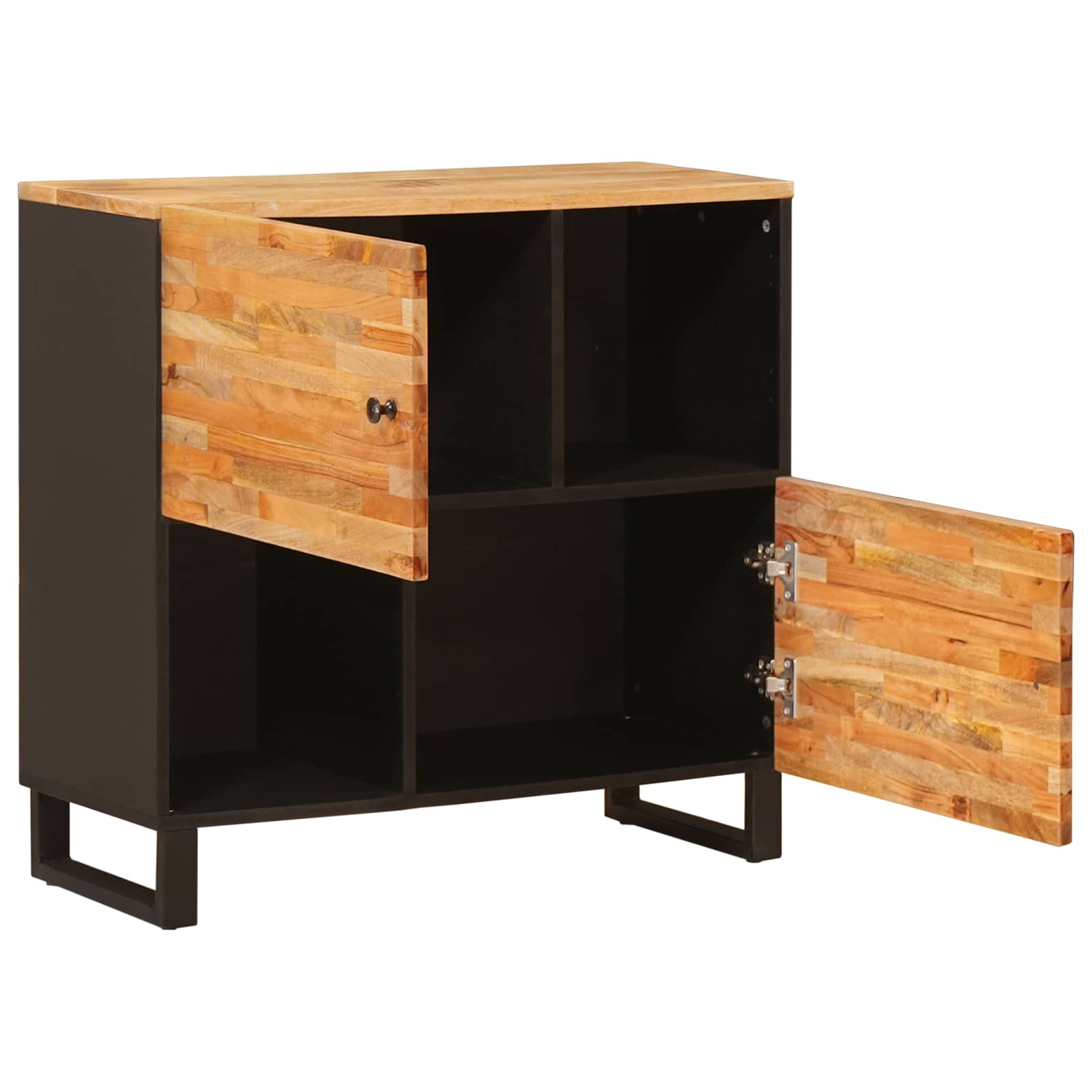 Kõrvalkapp Pruun 80 x 33 x 75 cm Tugev mango puu