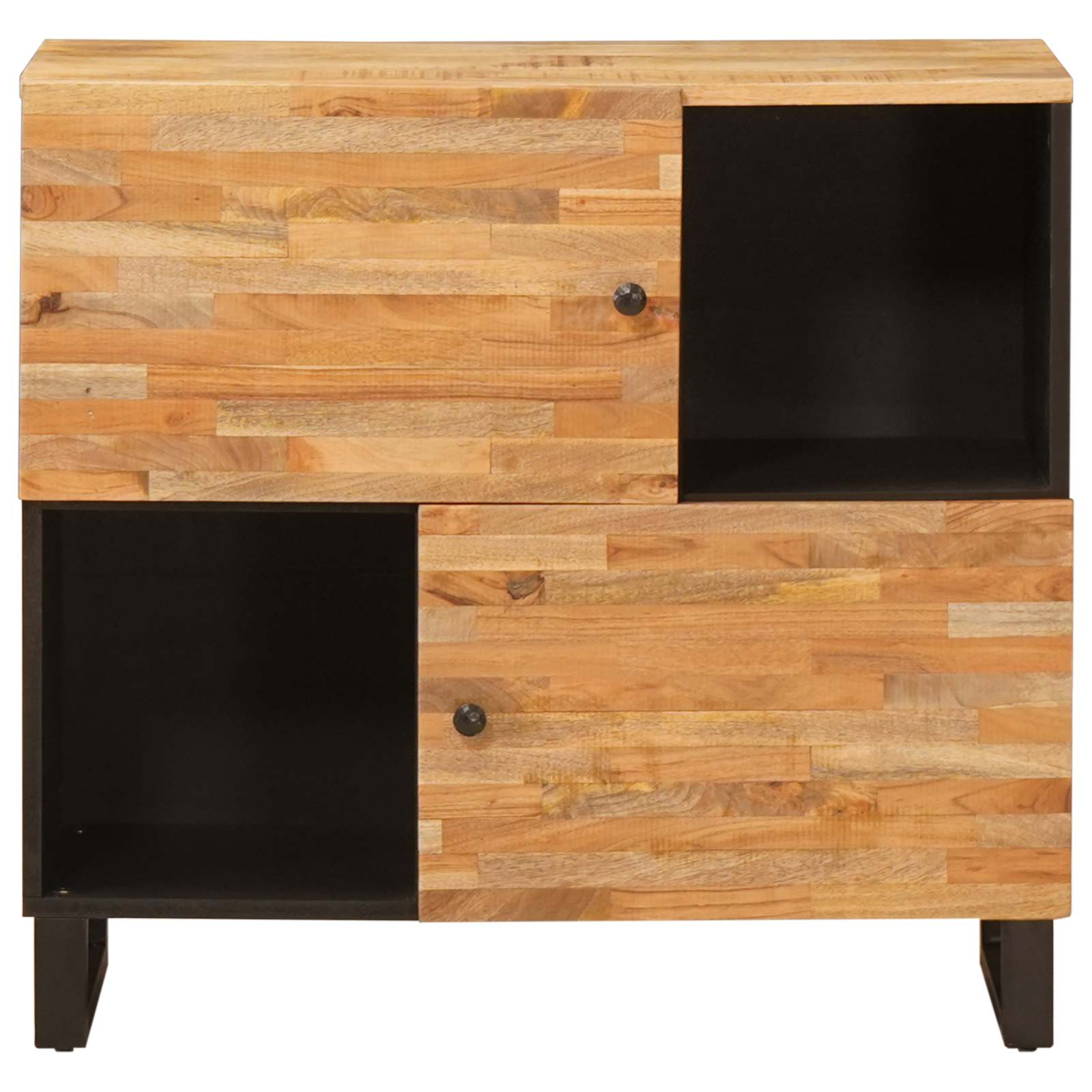 Kõrvalkapp Pruun 80 x 33 x 75 cm Tugev mango puu