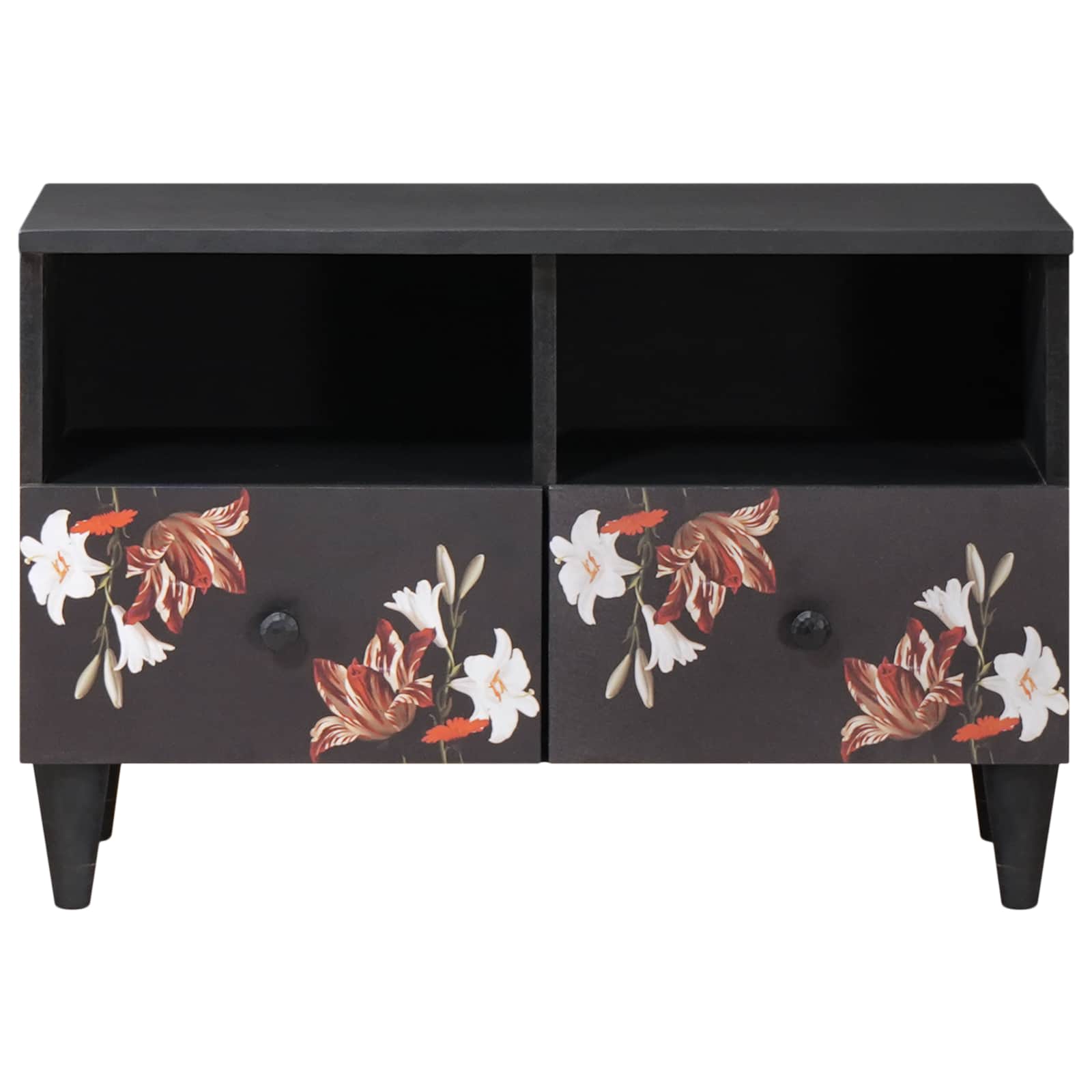 Ladustamiskapid Mitmevärviline 70 x 33 x 46 cm Tugev mango puu