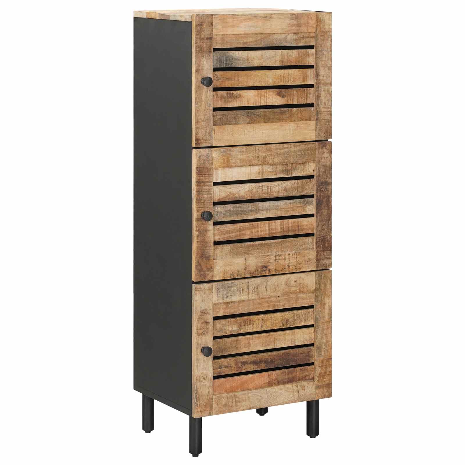 Ladustamiskapid Naturaalne 40 x 33 x 110 cm Tugev mango puu