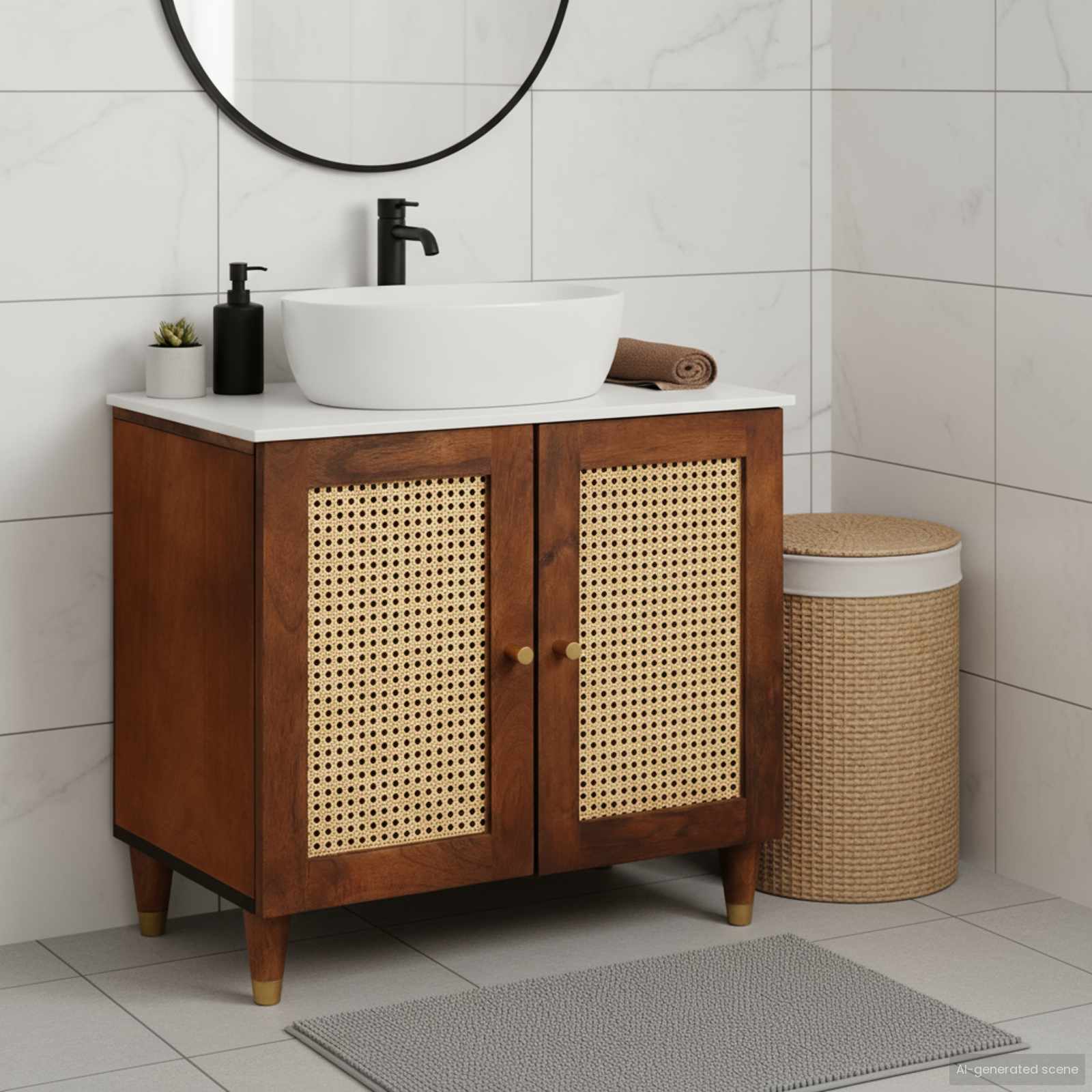 Valamukapp Pruun 62 x 33 x 58 cm Tehispuit