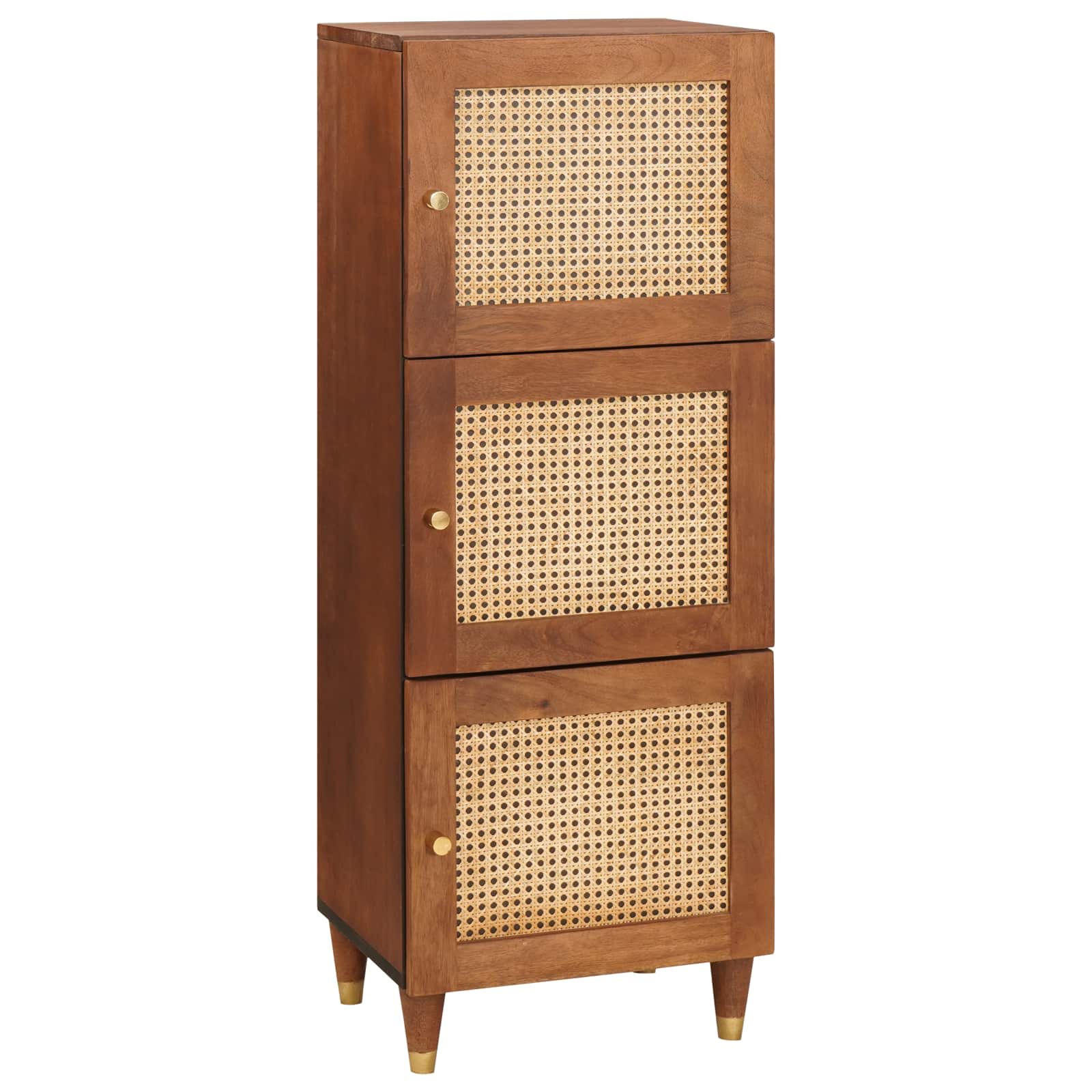 Kõrge kapp Pruun 40 x 33,5 x 110 cm Tugev mango puu