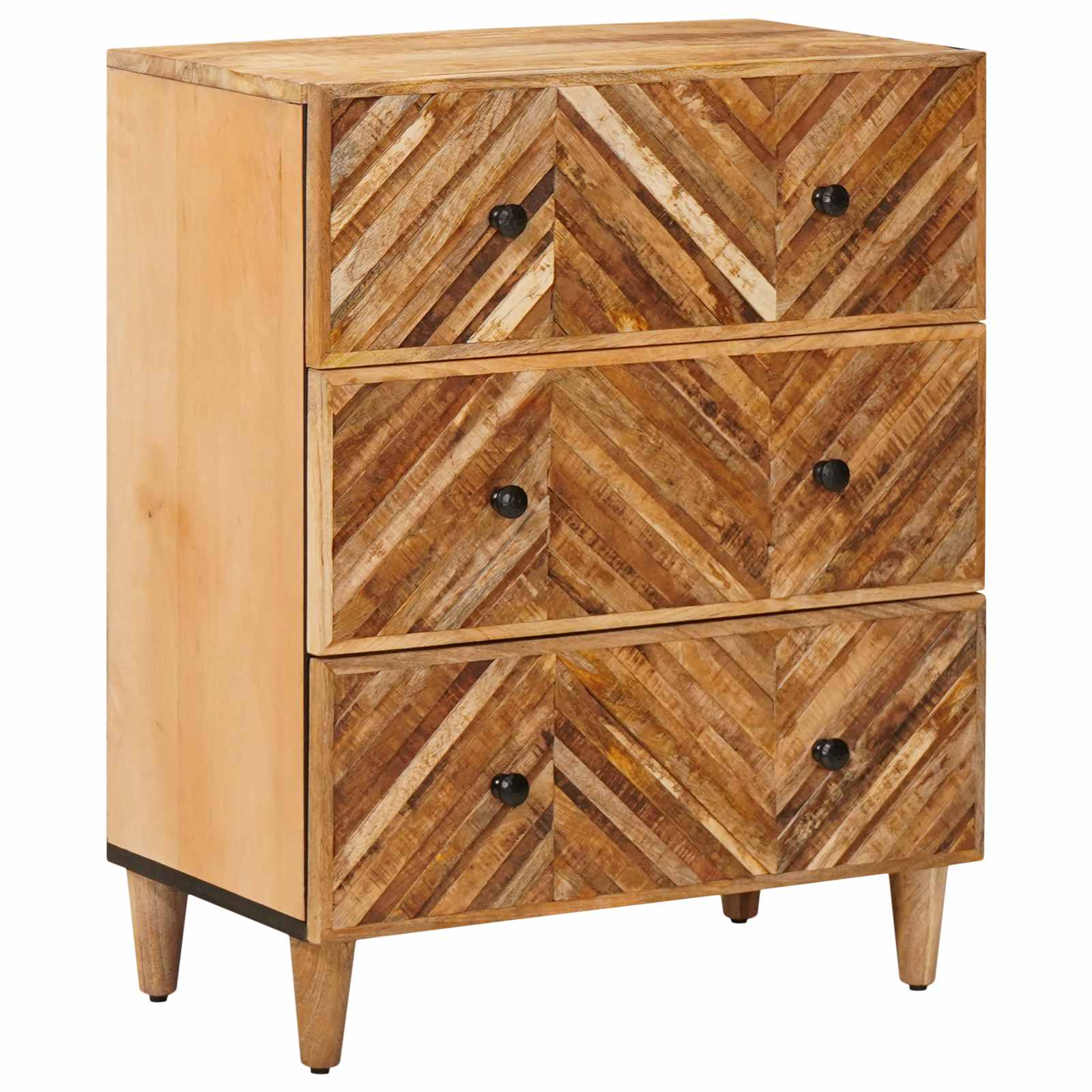 Ladustamiskapid 60 x 33,5 x 75 cm Tugev mango puu Pruun
