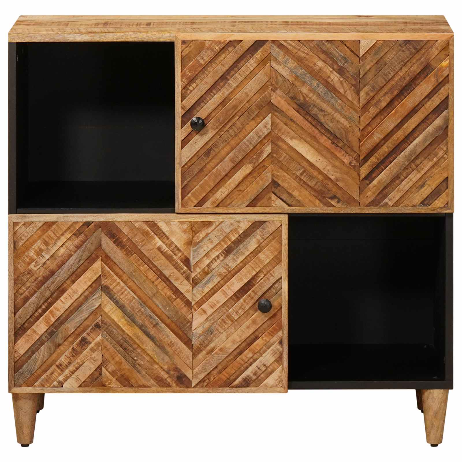 Ladustamiskapid Pruun 80 x 33,5 x 75 cm Tugev mango puu