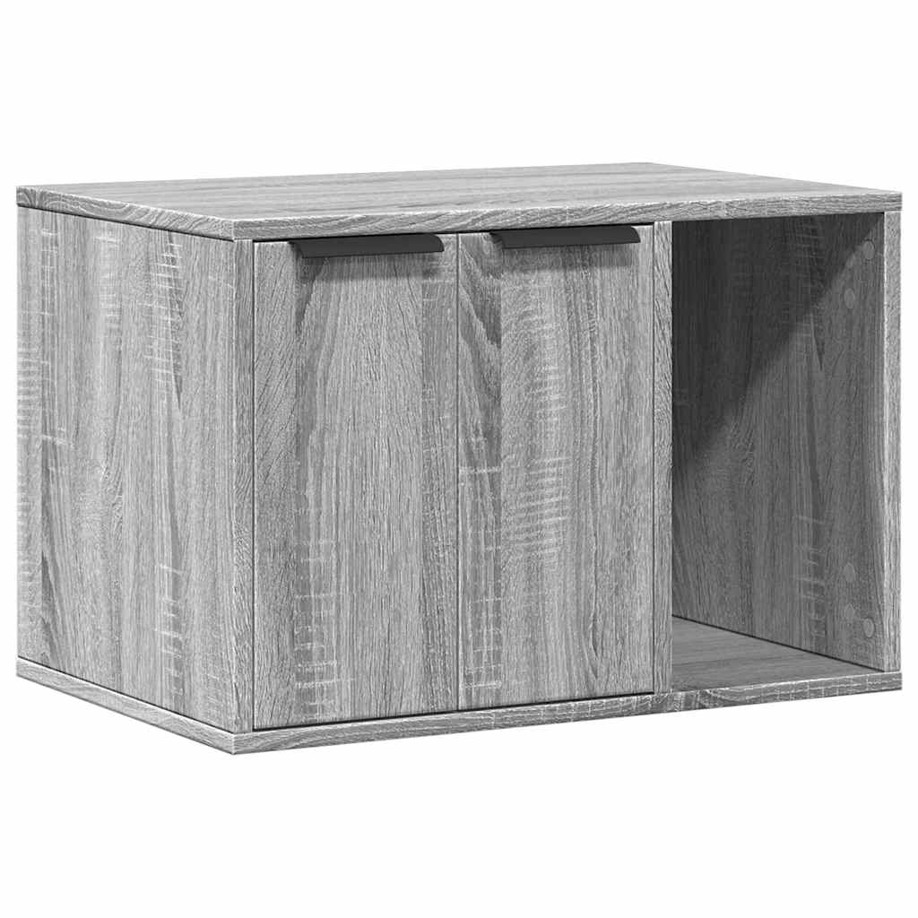 Kassi liivakast korpus, hall Sonoma tamm, 60x40x40cm, tehispuit