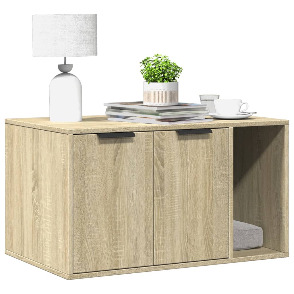 Kassi liivakast korpus, Sonoma tamm, 80x50x45 cm, tehispuit