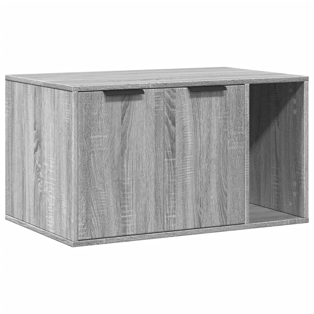 Kassi liivakast korpus, hall Sonoma tamm, 80x50x45cm, tehispuit