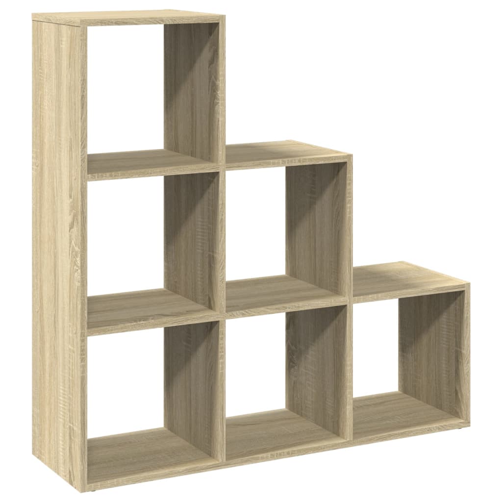 Ruumijagaja 3 korrust, Sonoma tamm, 99x29x99 cm, tehispuit