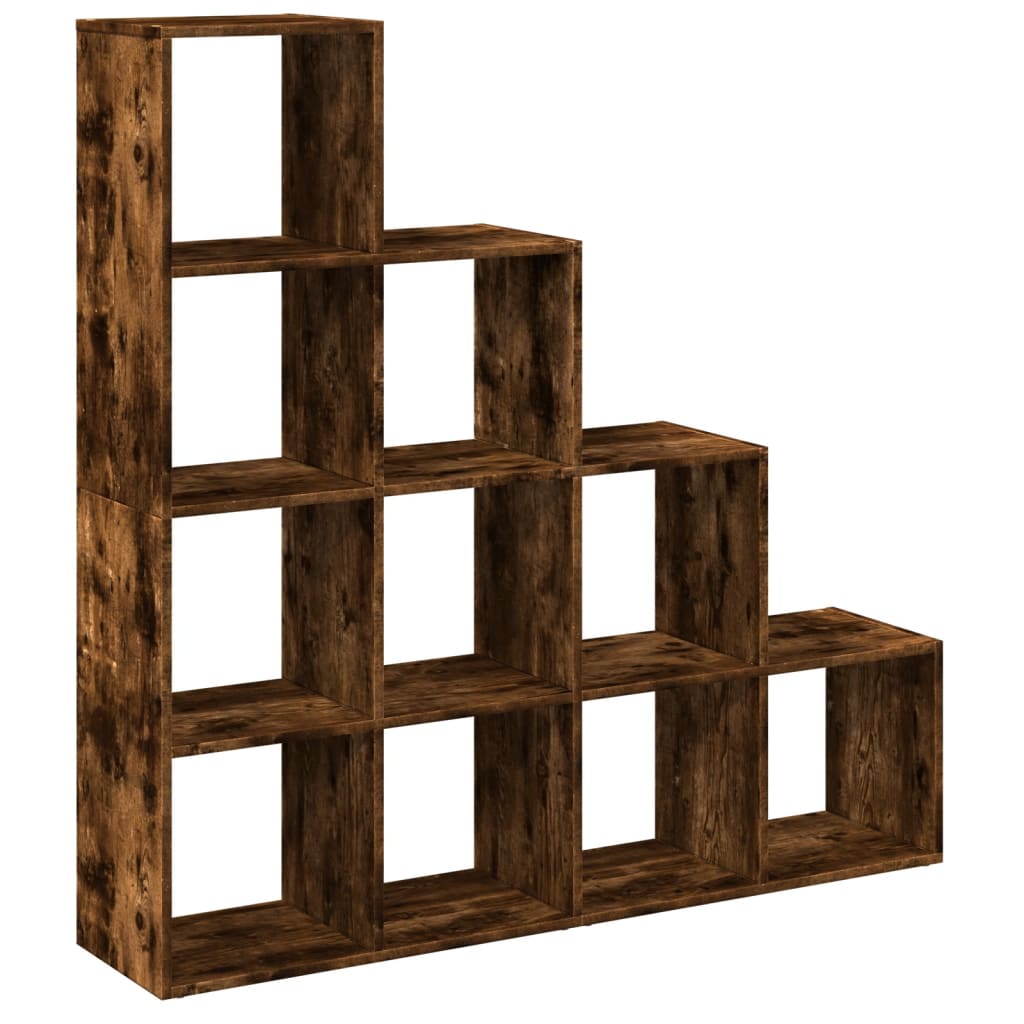 Ruumijagaja 4 korrust, tamm, 131,5x29x131,5 cm, tehispuit