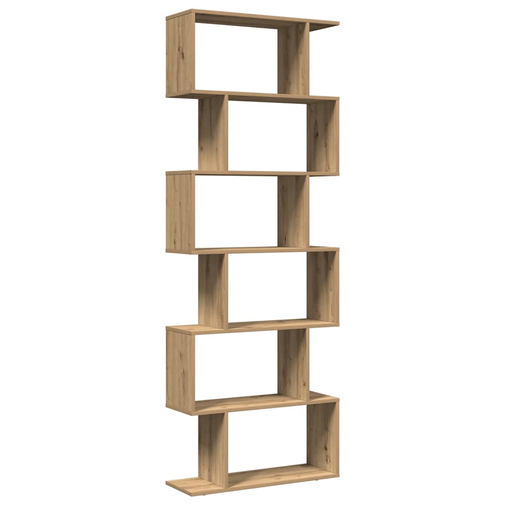 Ruumijagaja 6 korrust, käsitöötamm, 70 x 24 x 193 cm, tehispuit