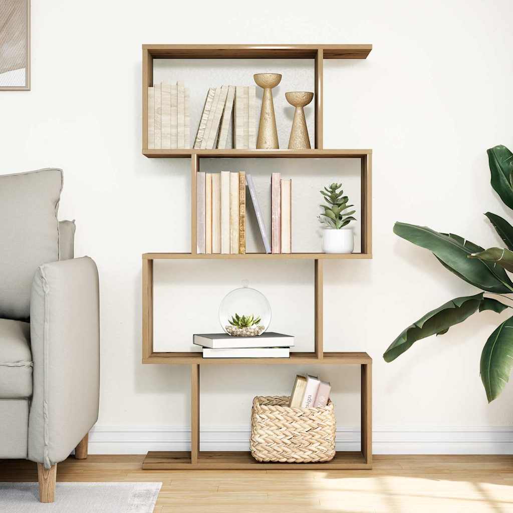 Ruumijagaja 4 korrust, käsitöötamm, 70x24x129 cm, tehispuit
