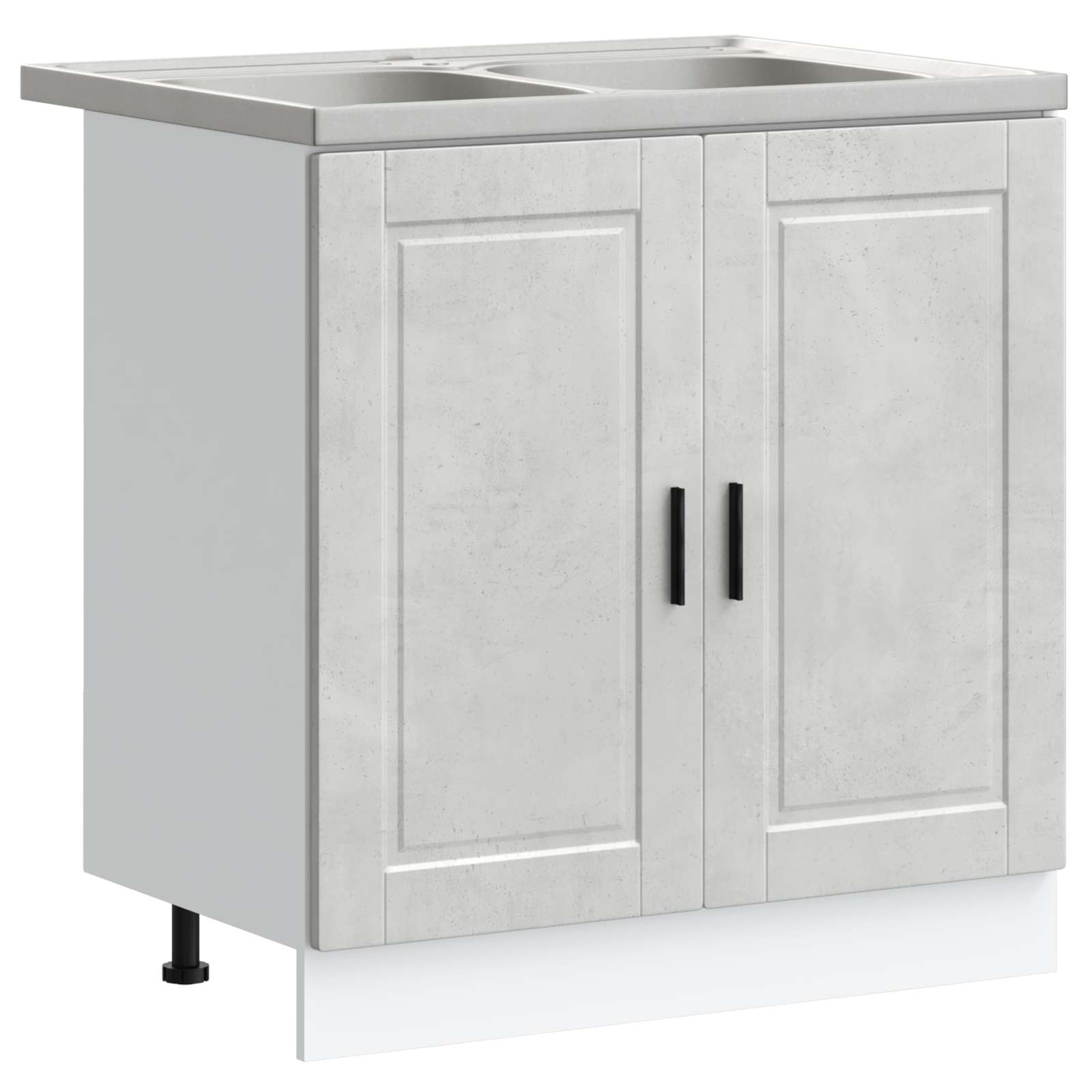 Valamu aluskapp Porto 2 tk Hall 80 x 46 x 81,5 cm Tehispuit