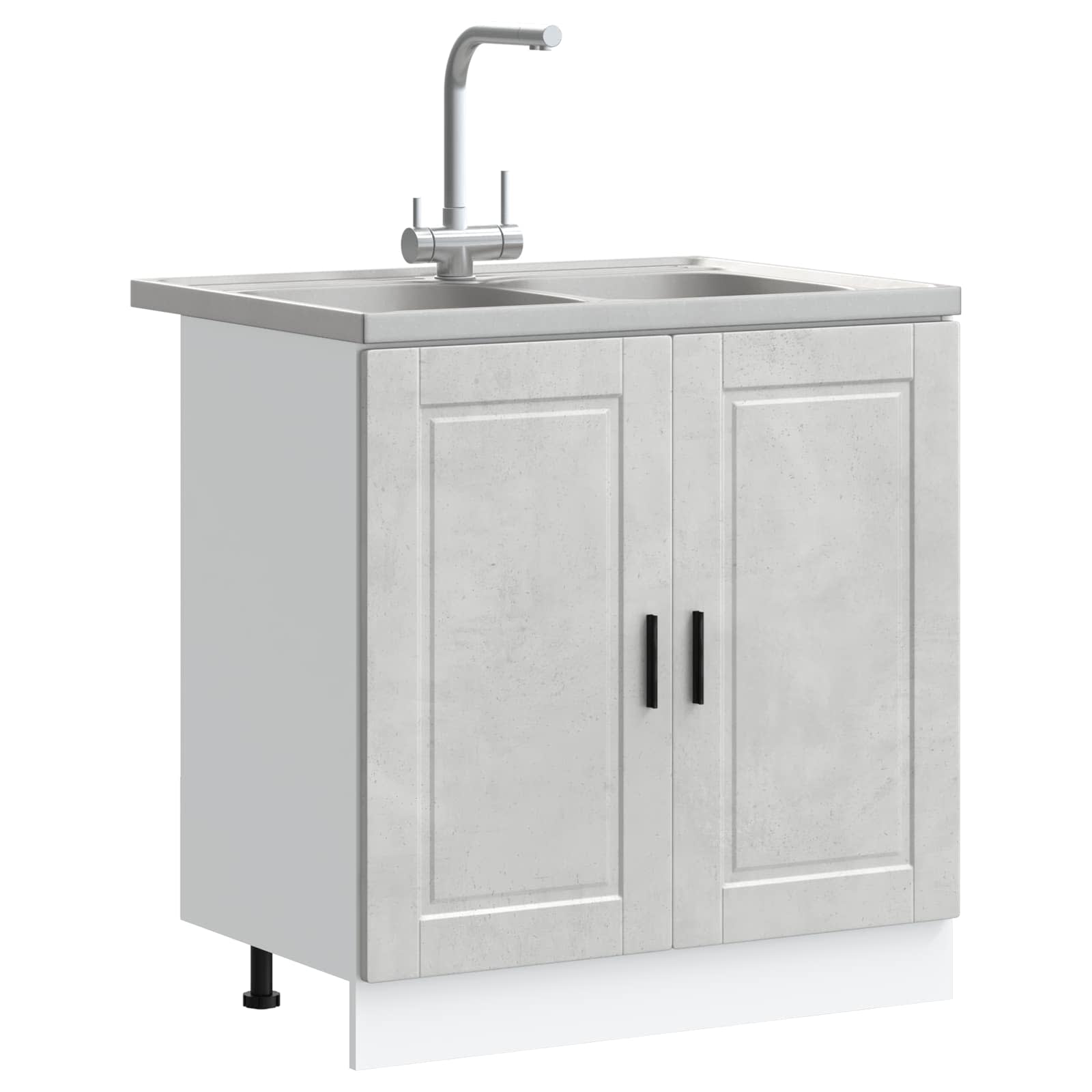 Valamu aluskapp Porto 2 tk Hall 80 x 46 x 81,5 cm Tehispuit
