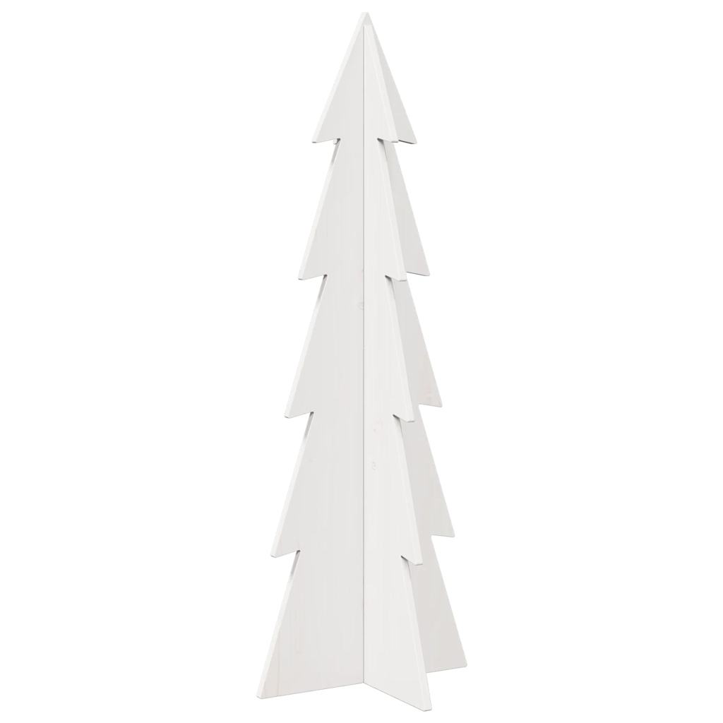 Puidust jõulupuu kaunistuseks, valge, 112 cm, männipuit