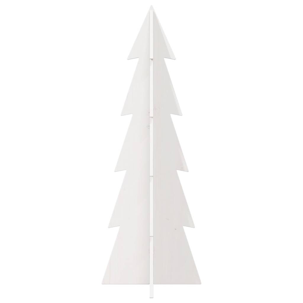 Puidust jõulupuu kaunistuseks, valge, 112 cm, männipuit