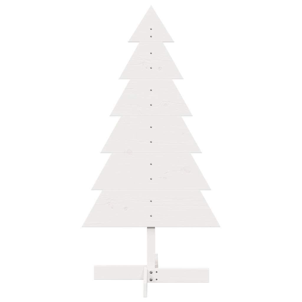 Puidust jõulupuu kaunistuseks, valge, 120 cm, männipuit